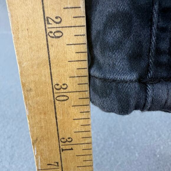 Democracy Jeans Women's 8 Black Grey Leopard Moto Skinny Cheetah Slim Preppy - Picture 13 of 14